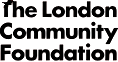 Black bold text on a light background reads: The London Community Foundation.